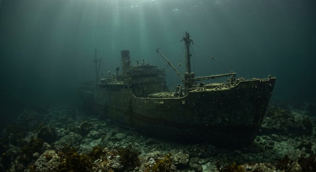 Artistic impression of the SS Jacob Luckenbach