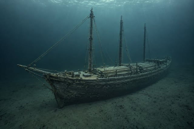 Artistic impression of the Annie M. Peterson