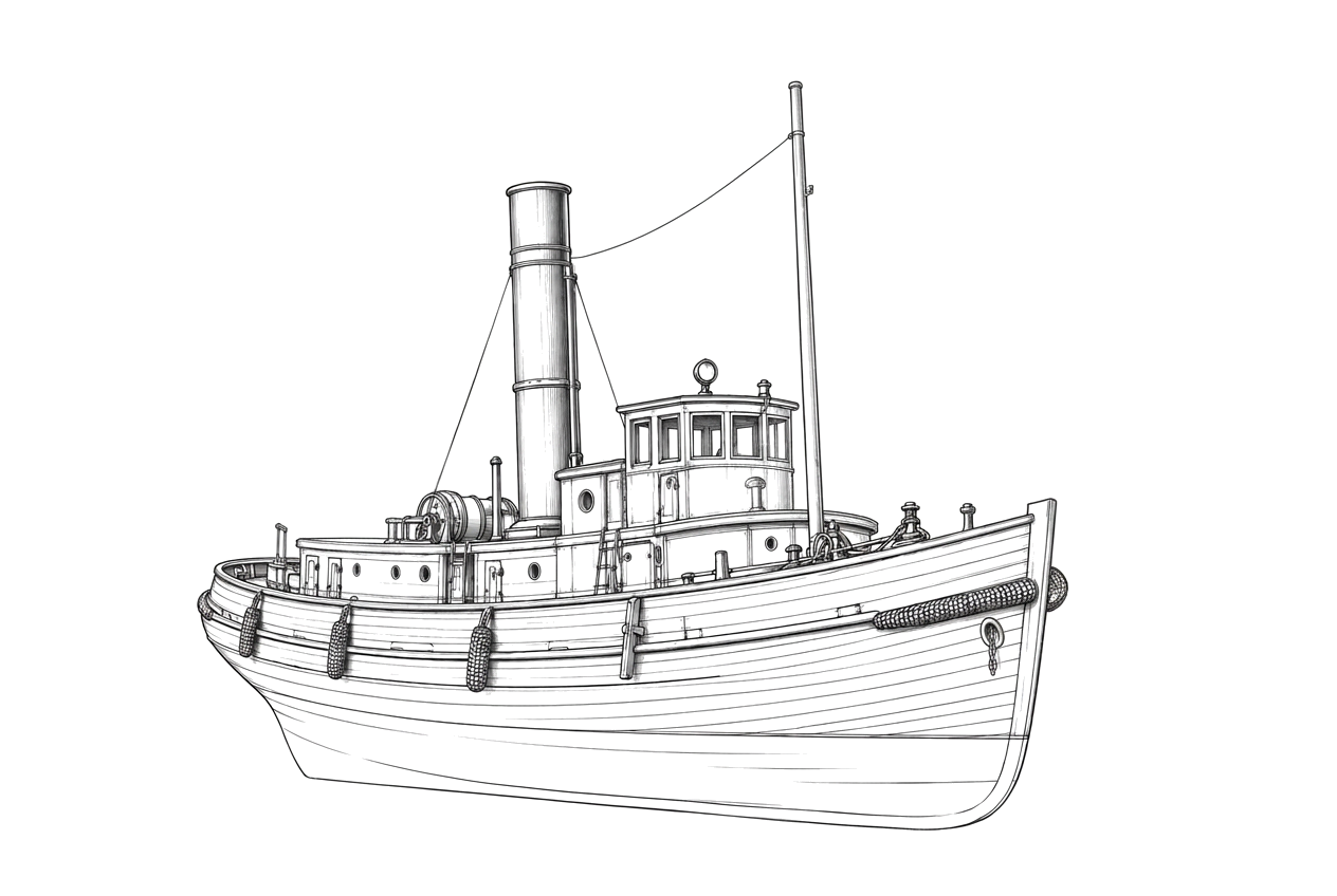Engraved line drawing of the Duncan City