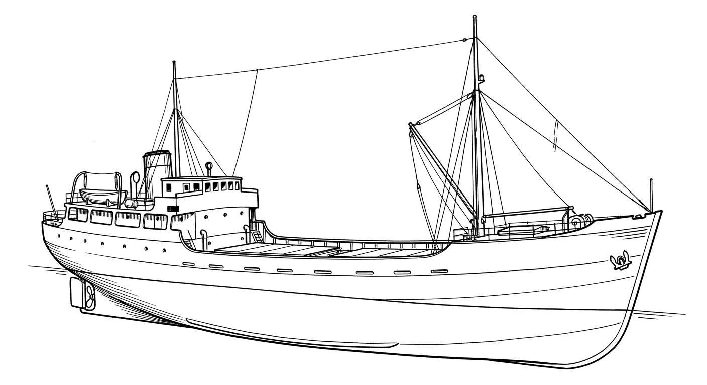 Engraved line drawing of the Vanaheim