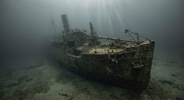 Artistic impression of the SS Saale