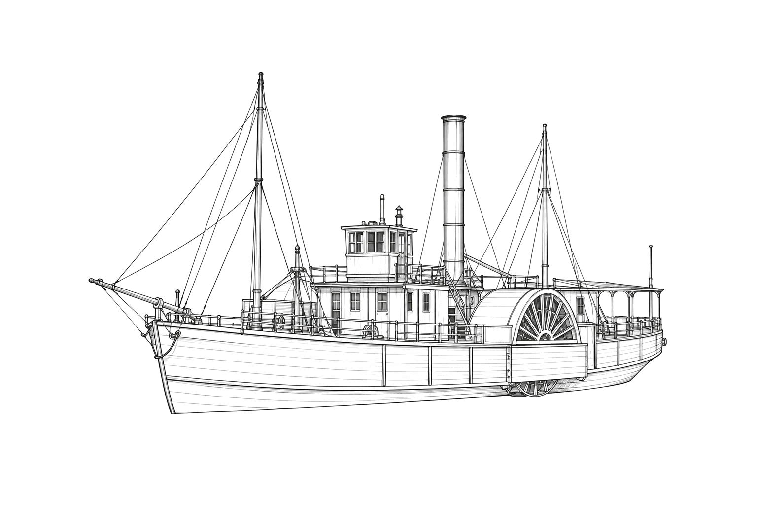 Engraved line drawing of the Minquas