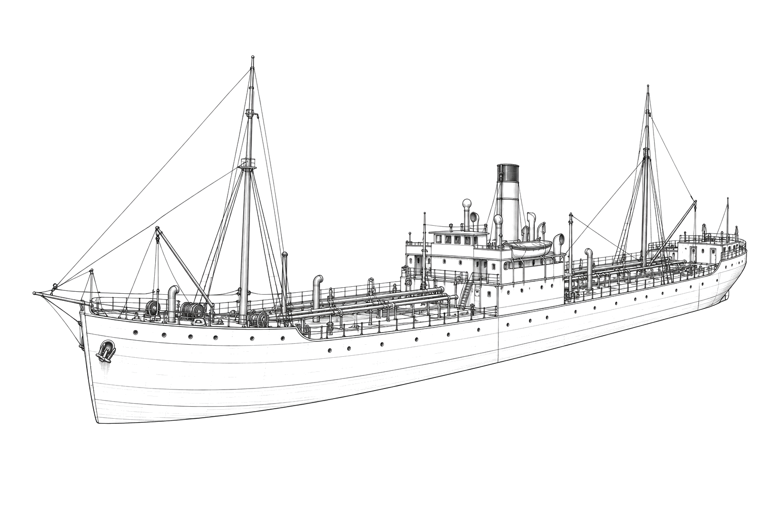 Engraved line drawing of the Kyzikes