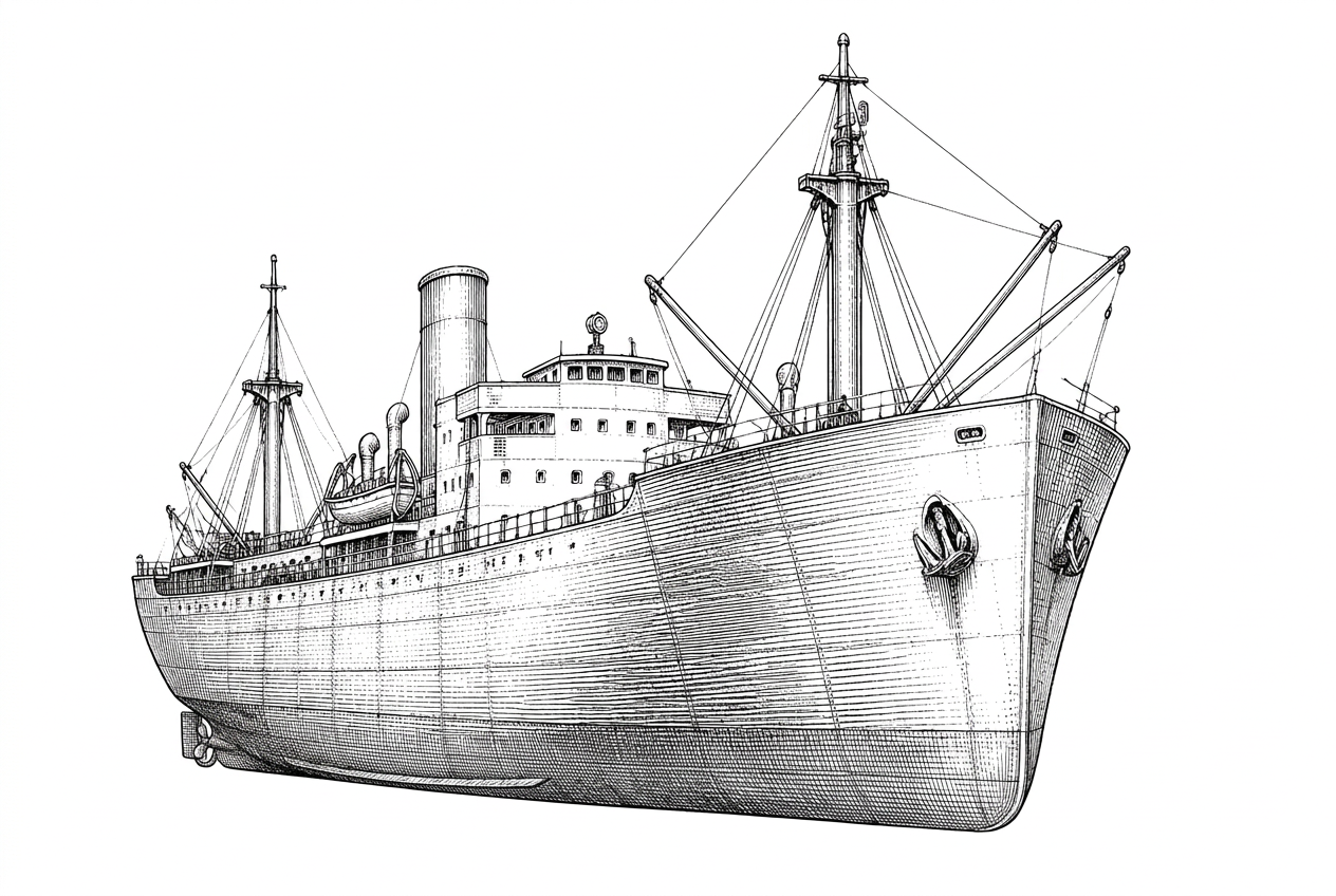 Engraved line drawing of the Diamond Knot