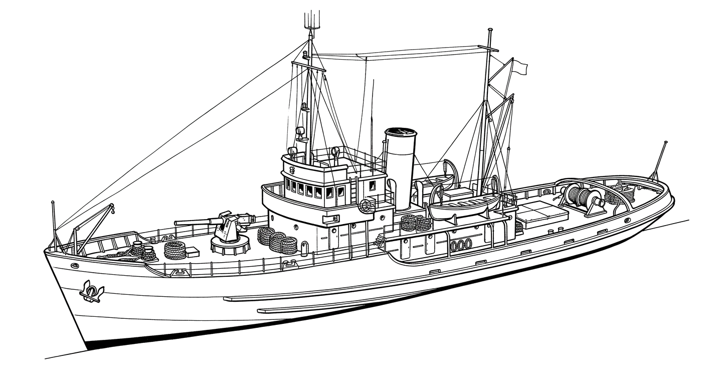 Engraved line drawing of the USS Conestoga