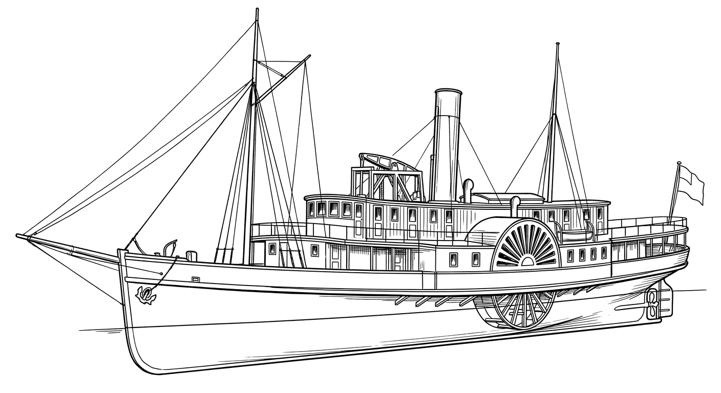 Engraved line drawing of the Onondaga