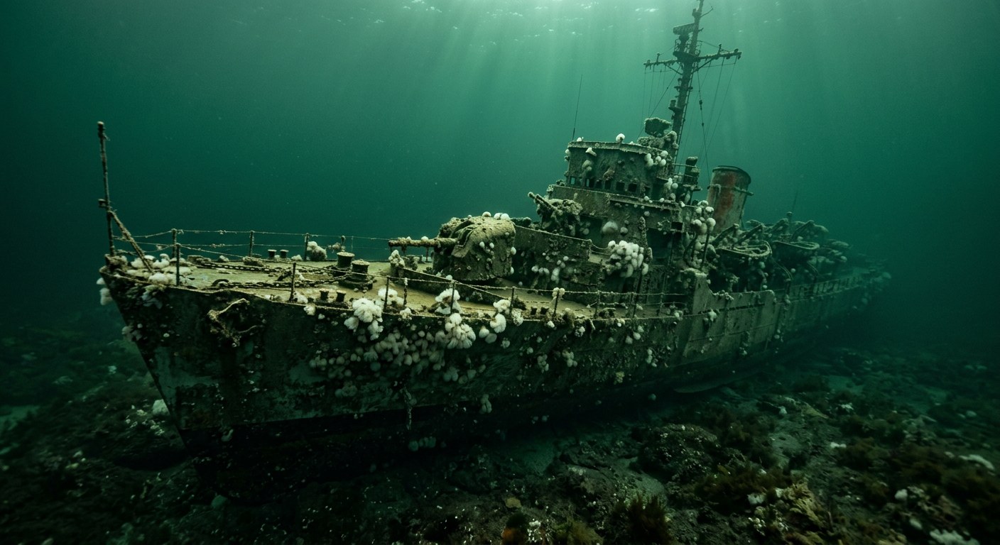 Artistic impression of the HMCS Chaudière