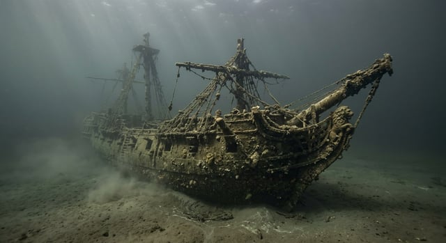 Artistic impression of the HMS Hussar