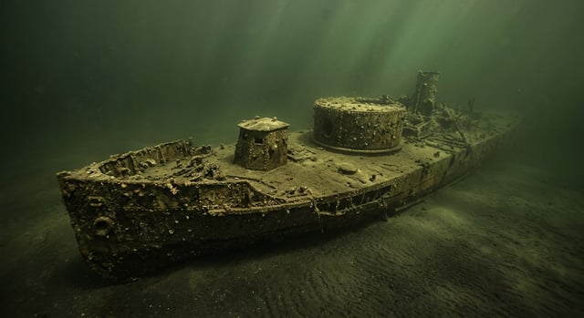Artistic impression of the USS Weehawken