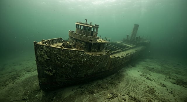Artistic impression of the SS Hydrus