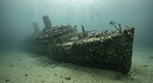 Artistic impression of the SS Bremen