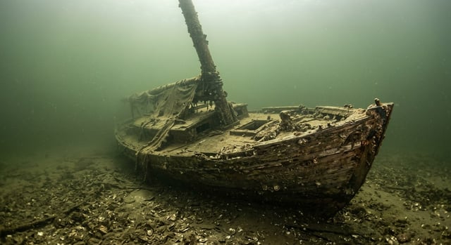 Artistic impression of the Claud W. Somers