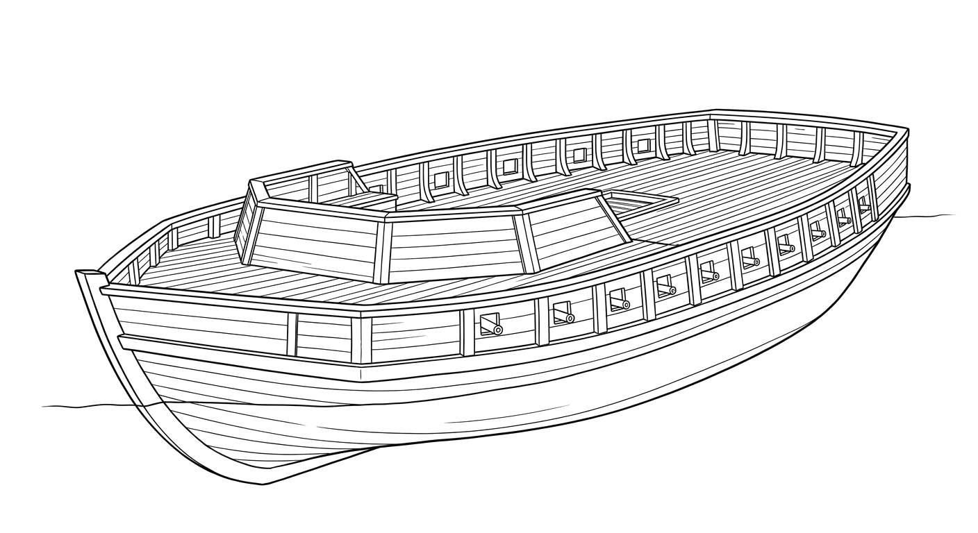 Engraved line drawing of the Land Tortoise