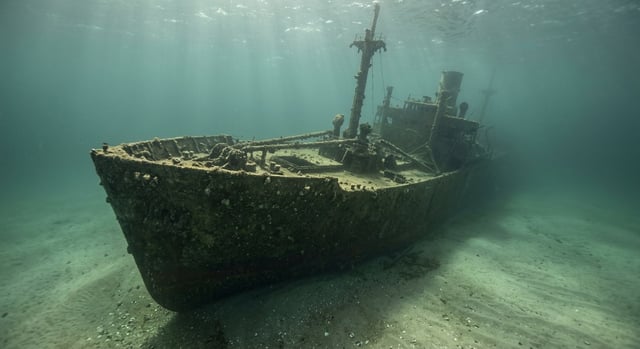 Artistic impression of the SS James Longstreet