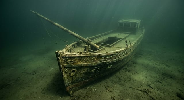 Artistic impression of the Providence Island Canal Sloop
