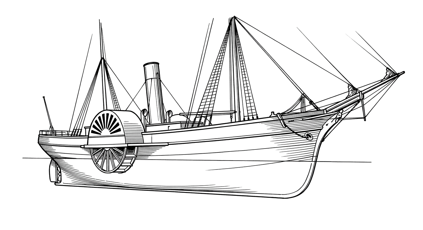 Engraved line drawing of the Bendigo