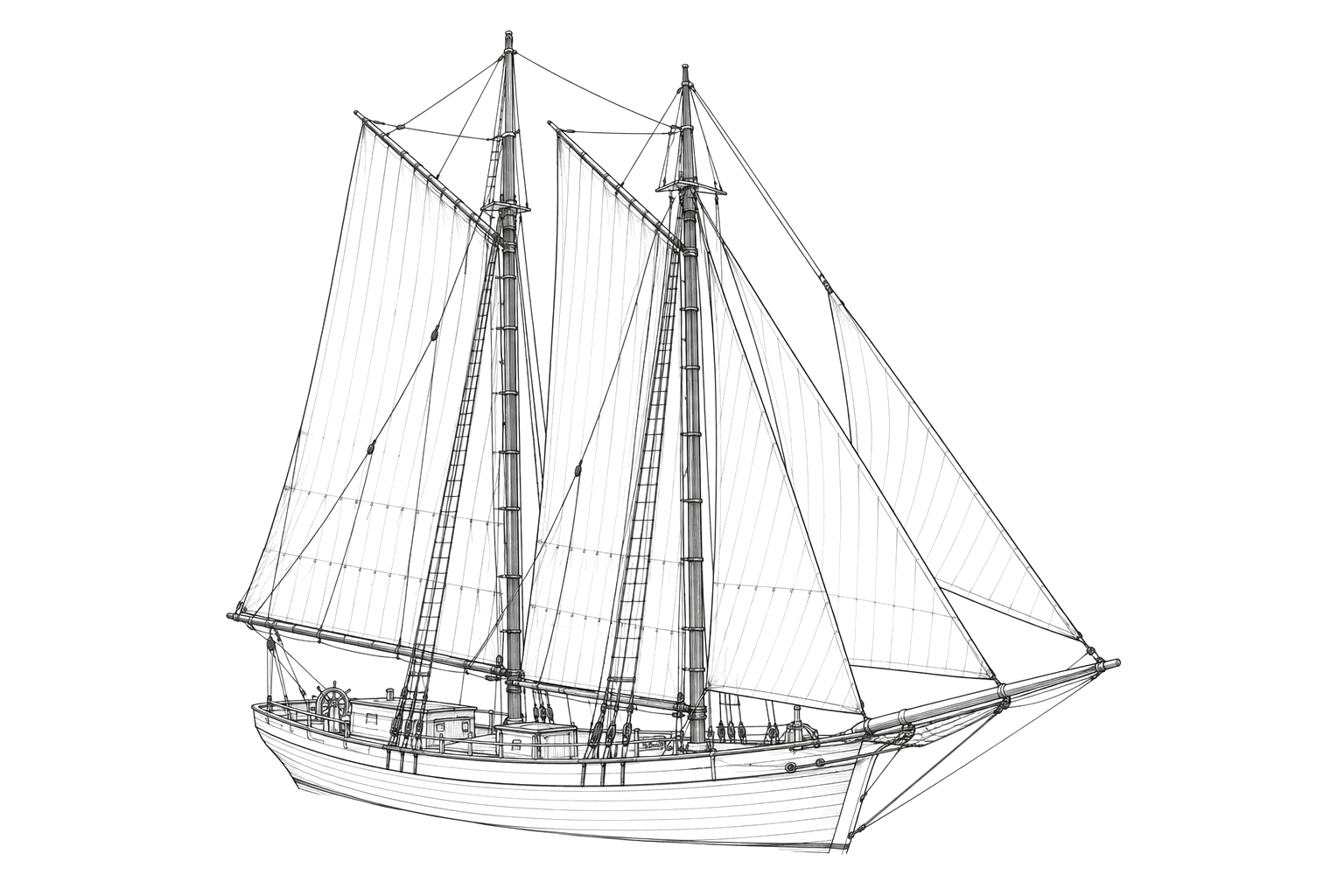 Engraved line drawing of the Partanna