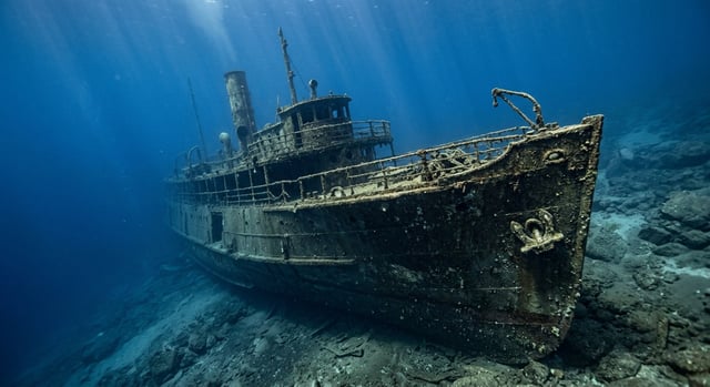 Artistic impression of the SS Tahoe