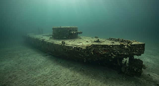 Artistic impression of the USS Tecumseh
