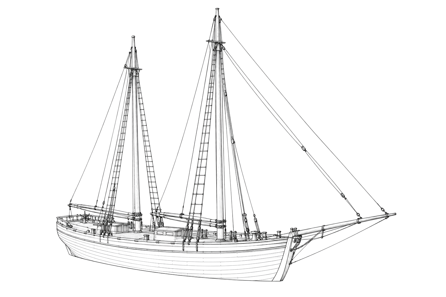 Engraved line drawing of the General Butler