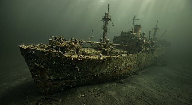 Artistic impression of the USS Vermilion