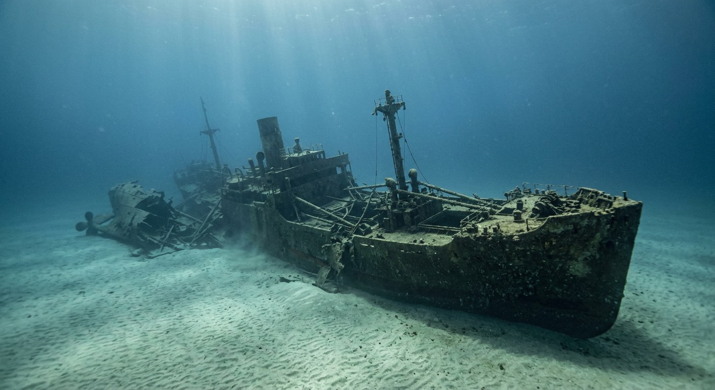 Artistic impression of the SS Manuela