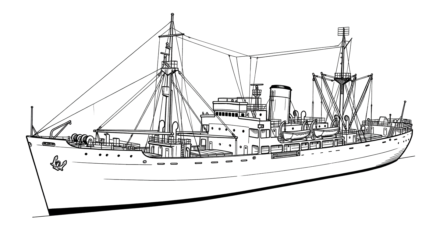 Engraved line drawing of the Aeolus
