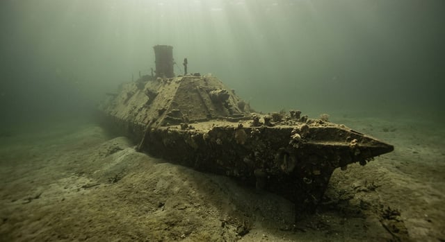 Artistic impression of the CSS Palmetto State