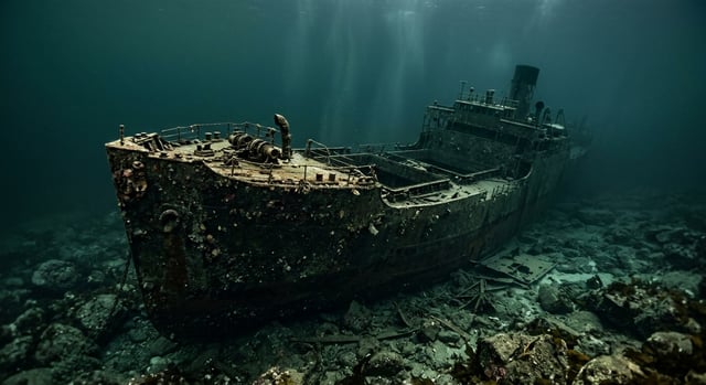 Artistic impression of the SS Lord Strathcona