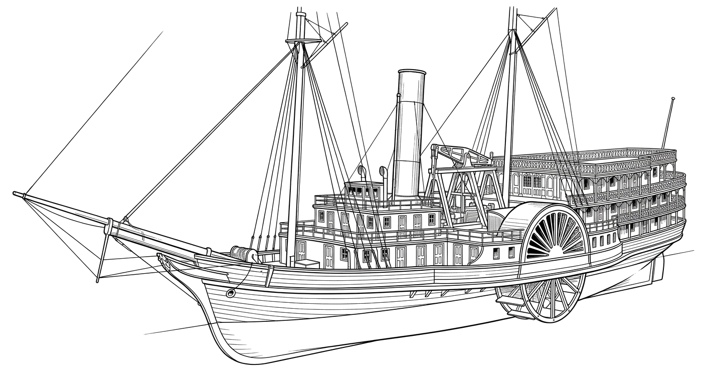 Engraved line drawing of the Isaac Newton