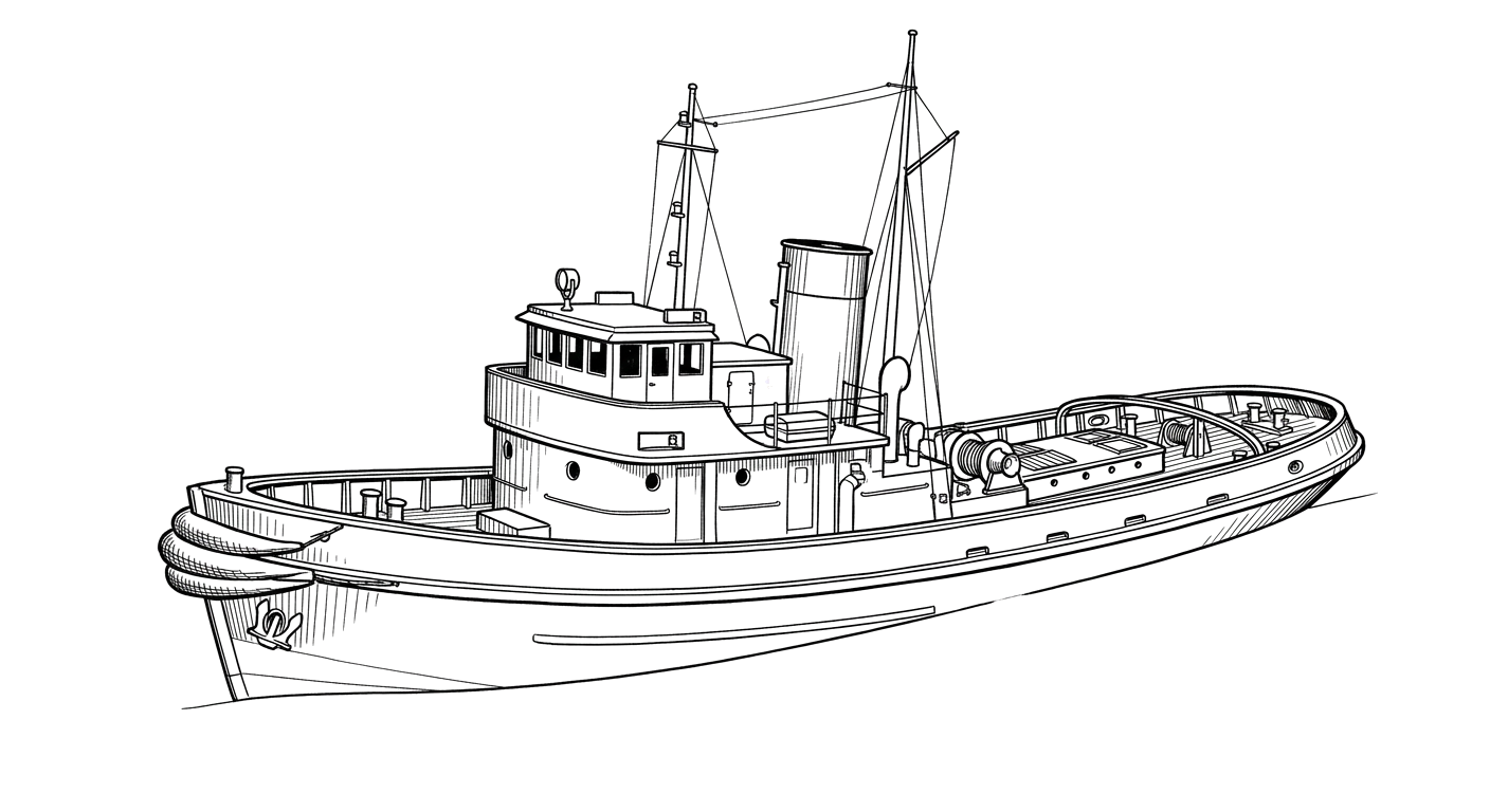 Engraved line drawing of the Senasqua