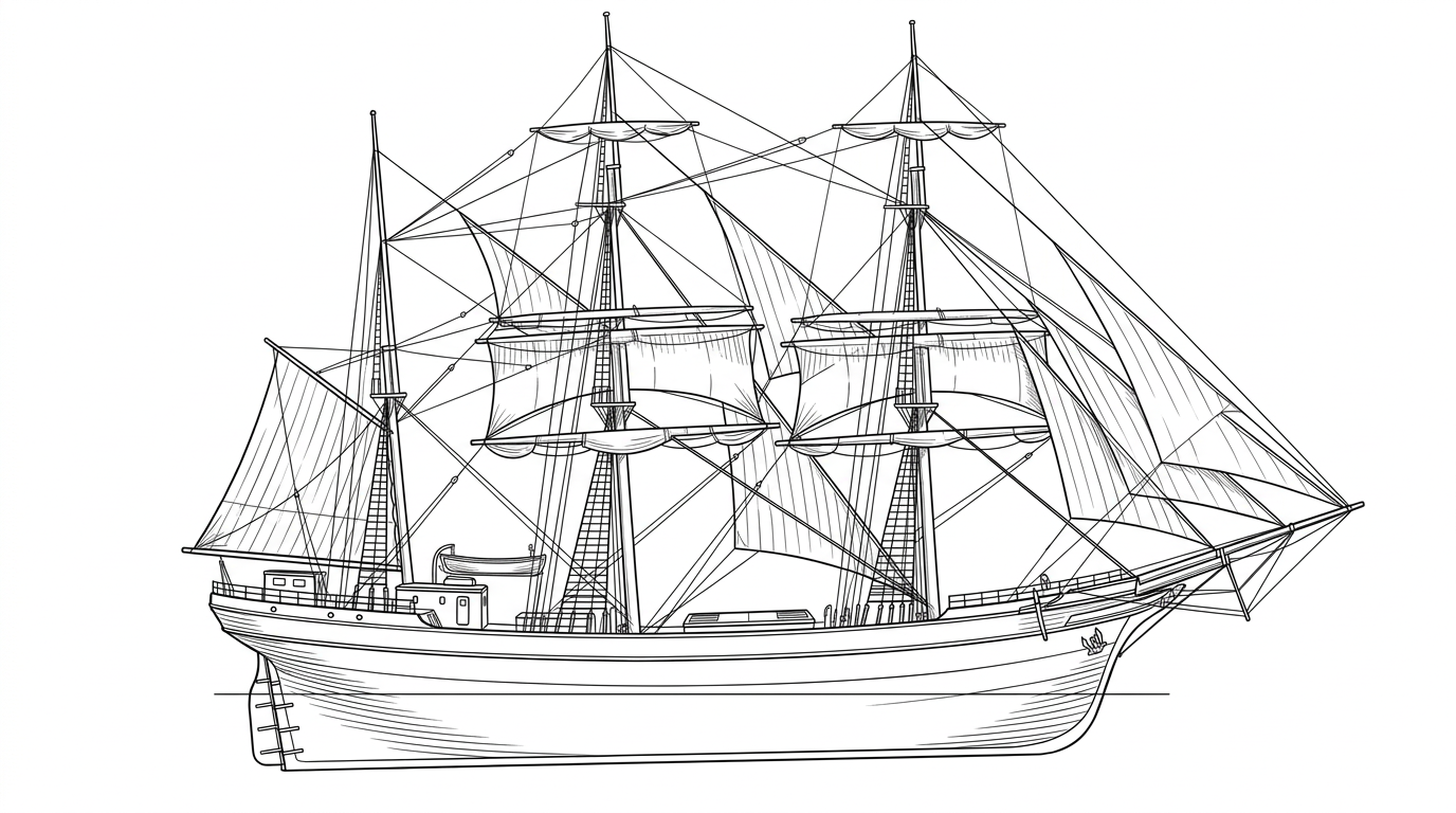 Engraved line drawing of the Glenesslin