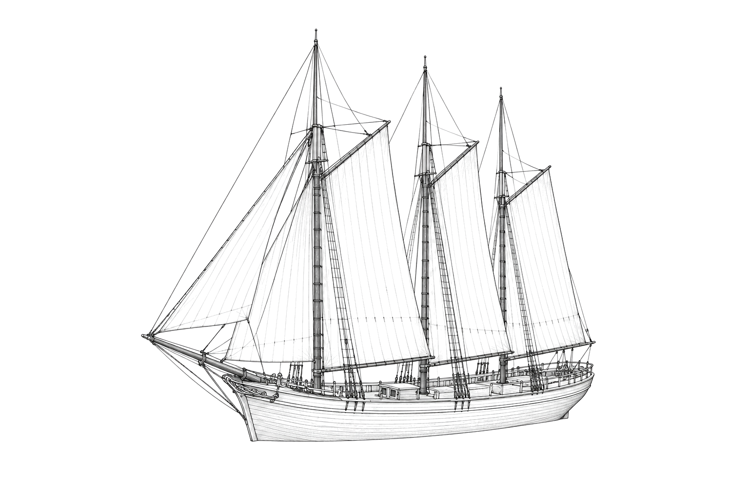 Engraved line drawing of the City of Marinette