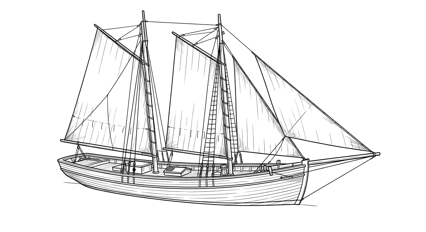 Engraved line drawing of the Argo