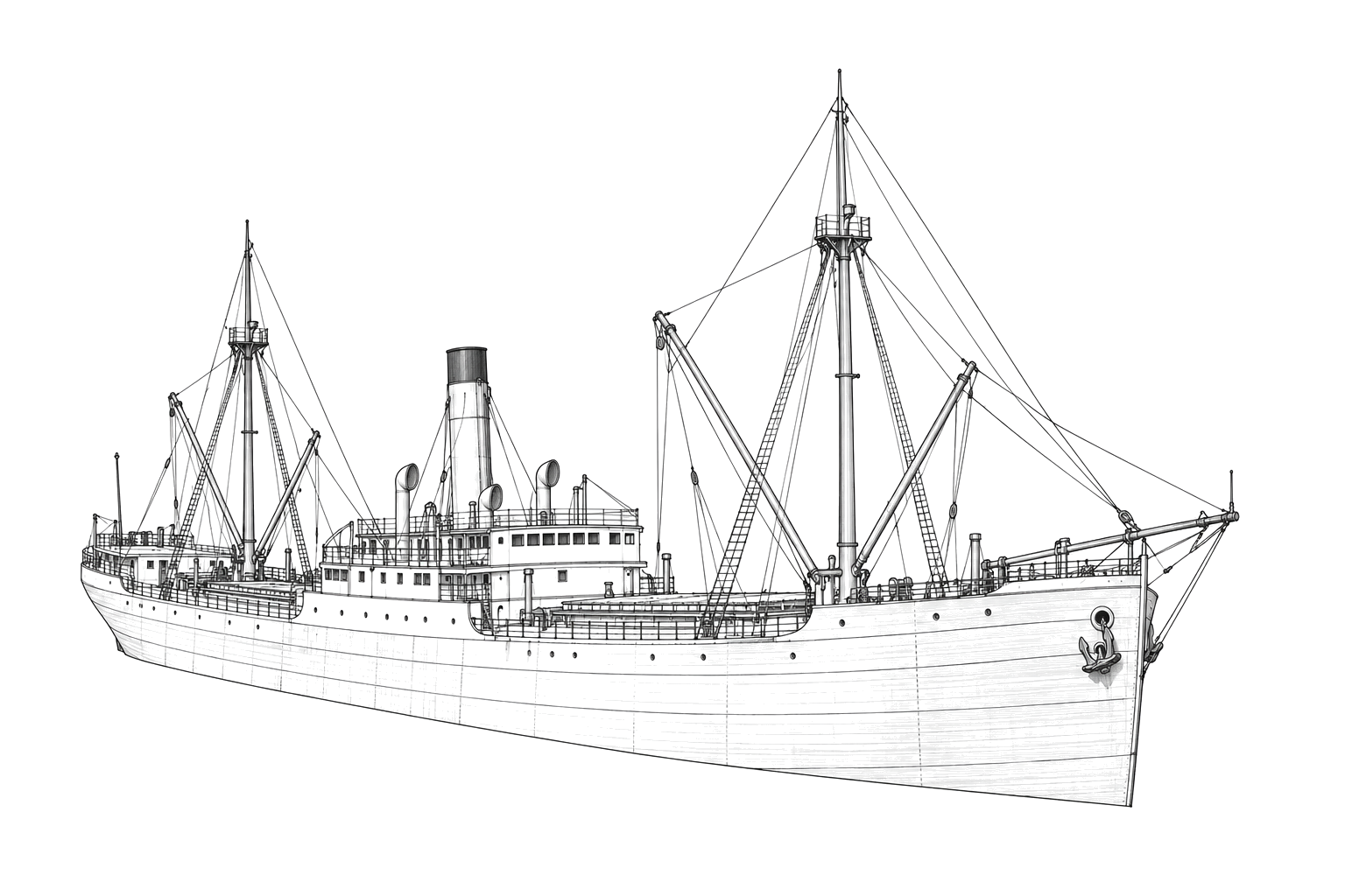 Engraved line drawing of the Dixie Sword