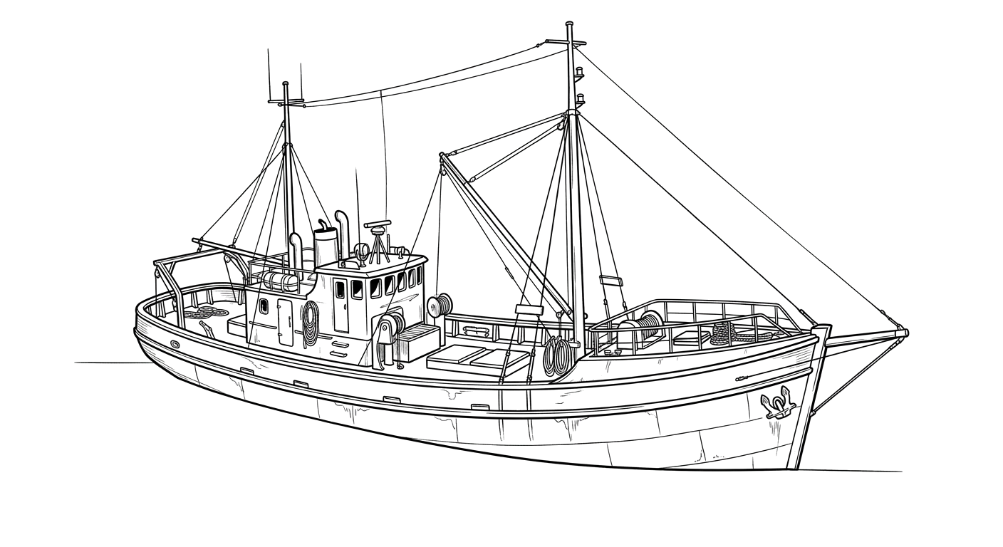 Engraved line drawing of the St. Anthony