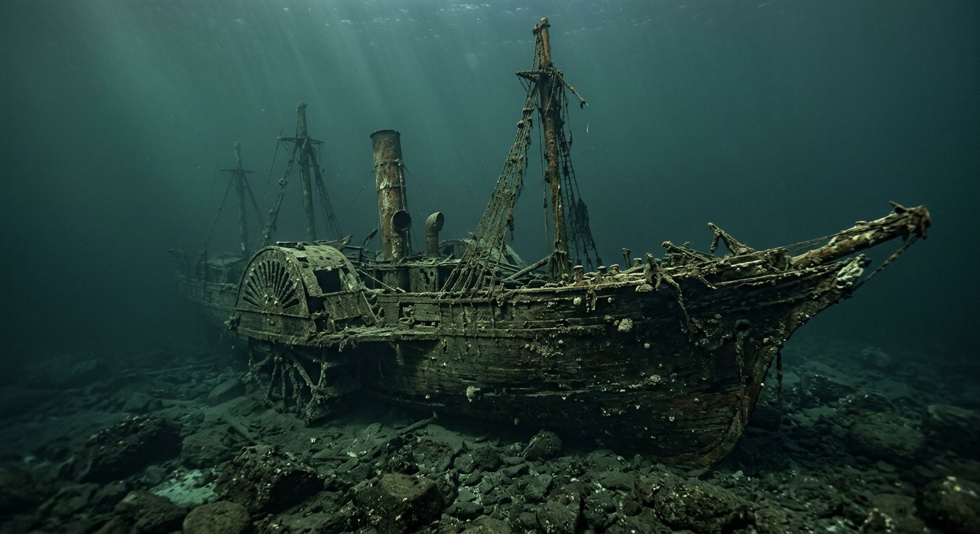 Artistic impression of the SS Arctic