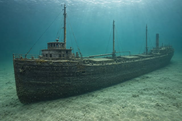 Artistic impression of the L.R. Doty