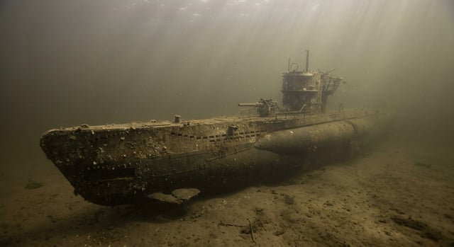 Artistic impression of the U-1105