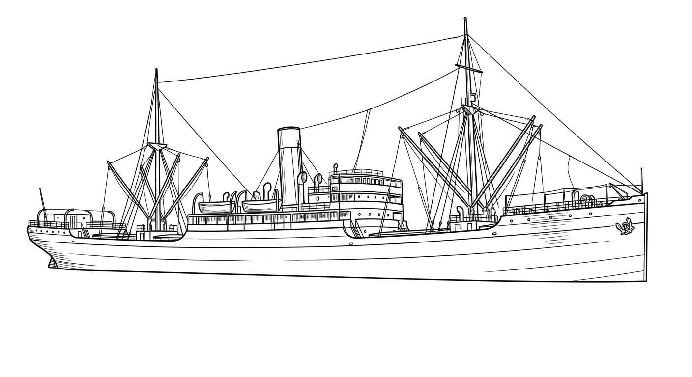 Engraved line drawing of the Ayuruoca