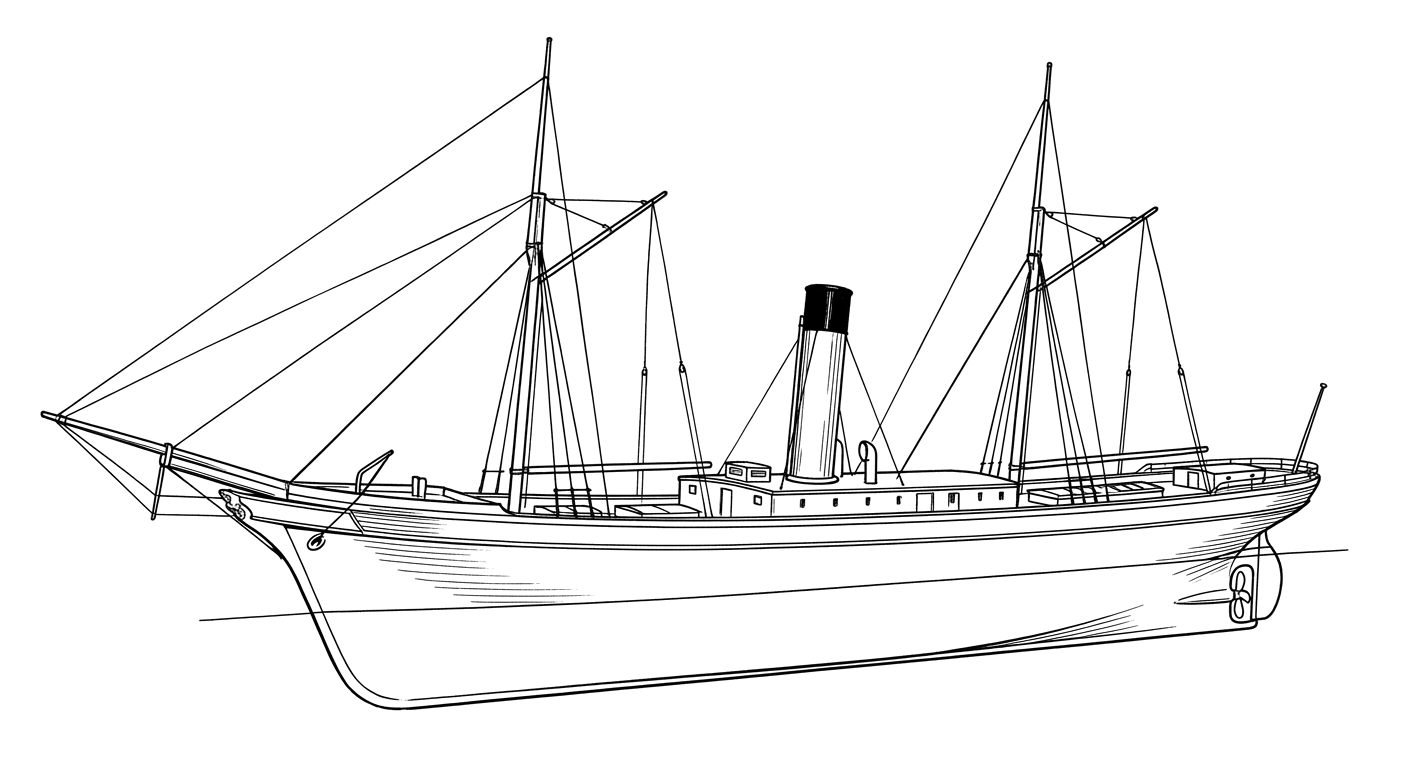 Engraved line drawing of the Oriental