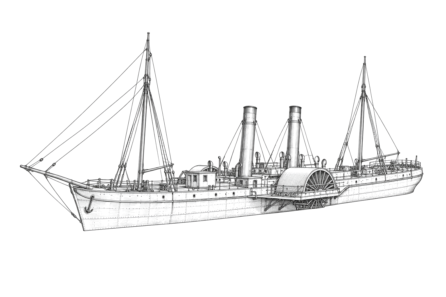 Engraved line drawing of the Pevensey