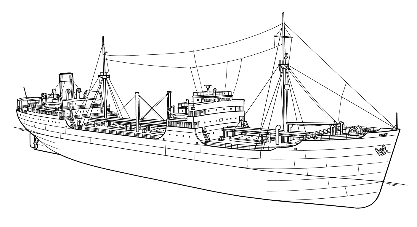 Engraved line drawing of the General Colocotronis