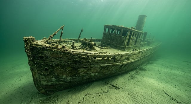 Artistic impression of the SS Muskegon