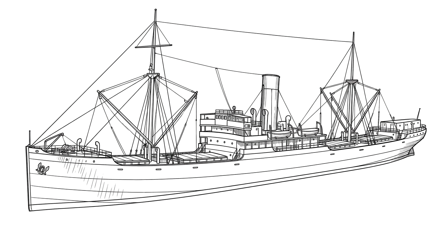 Engraved line drawing of the Pelinaion