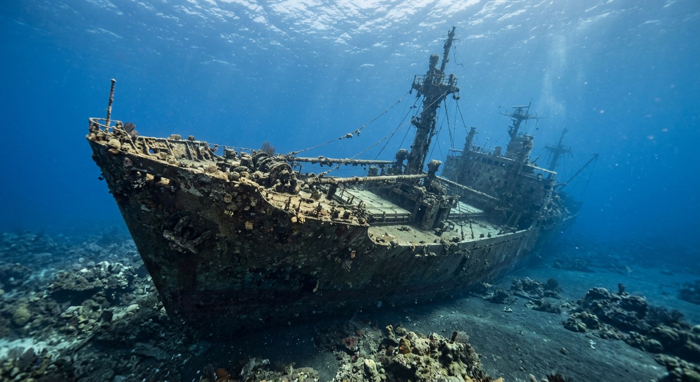 Artistic impression of the MS Chikuzen Maru