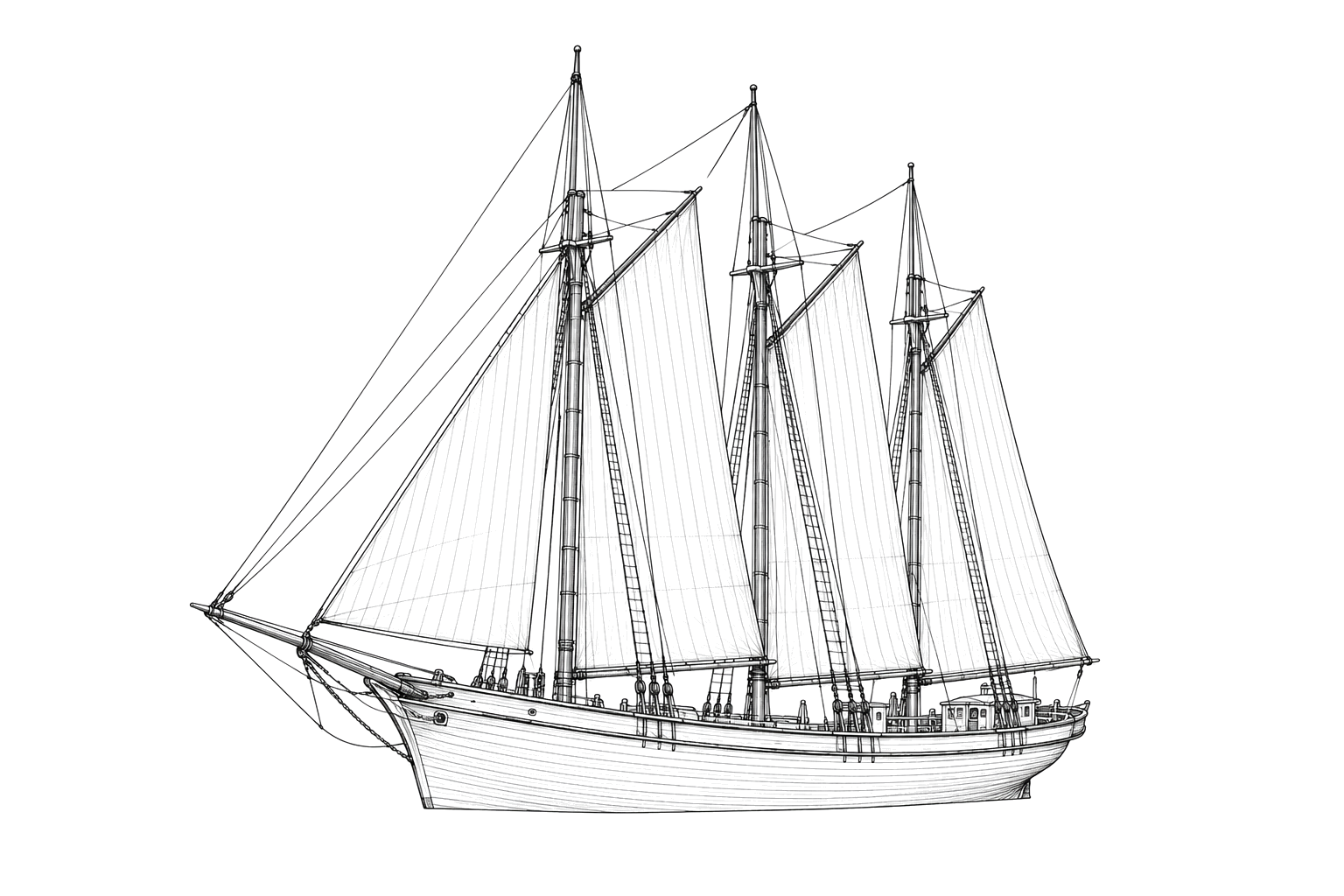 Engraved line drawing of the Aetna