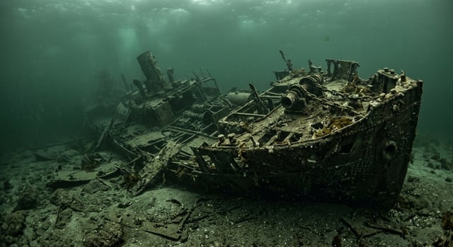 Artistic impression of the SS Rosecrans