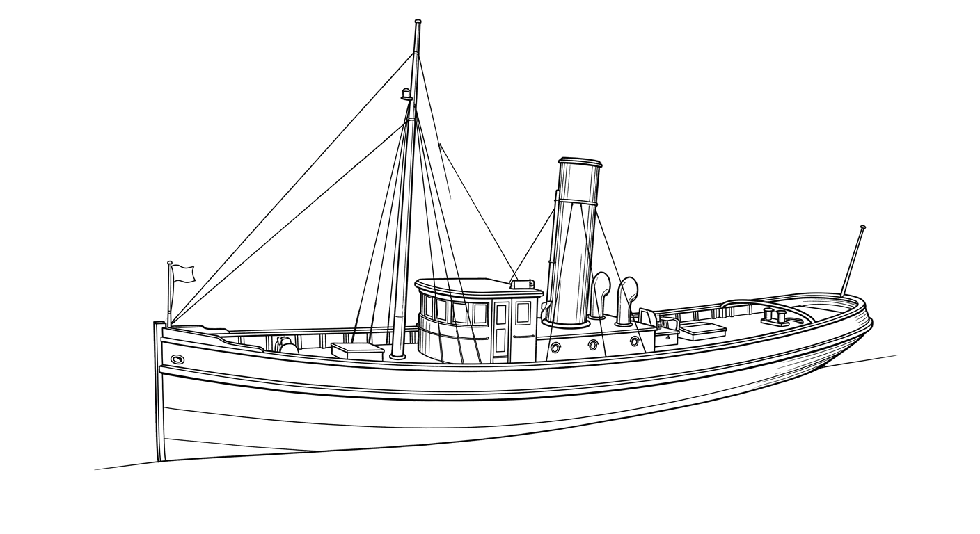 Engraved line drawing of the Bahada