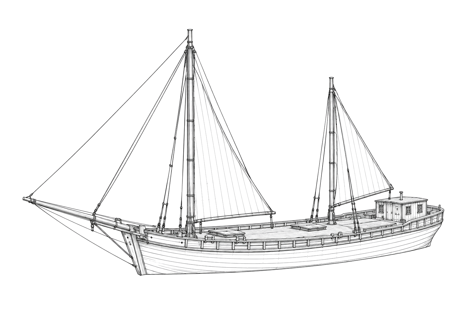 Engraved line drawing of the Plymouth